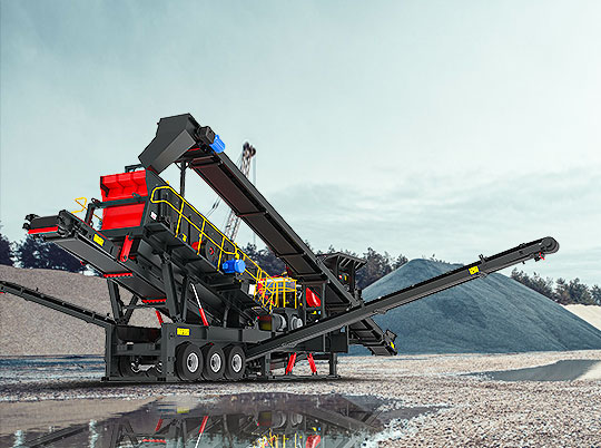 紅星MTF輪胎式移動(dòng)破碎站——移動(dòng)的砂石加工廠(chǎng)